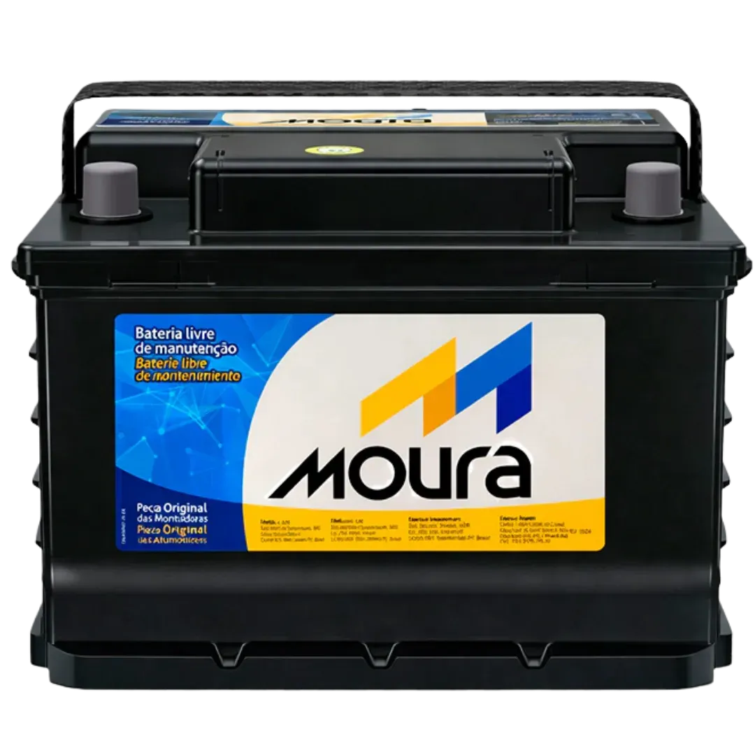 Bateria Moura na embalagem original