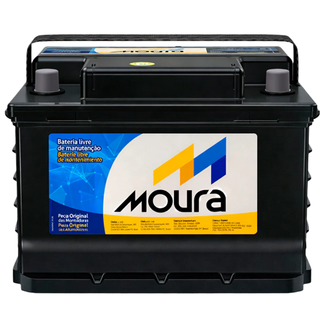Bateria Moura na embalagem original